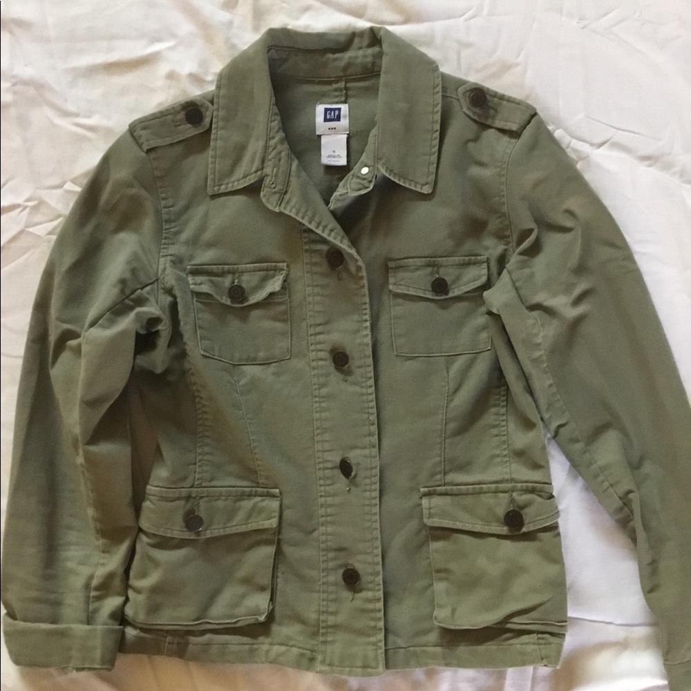 GAP women’s military style jacket